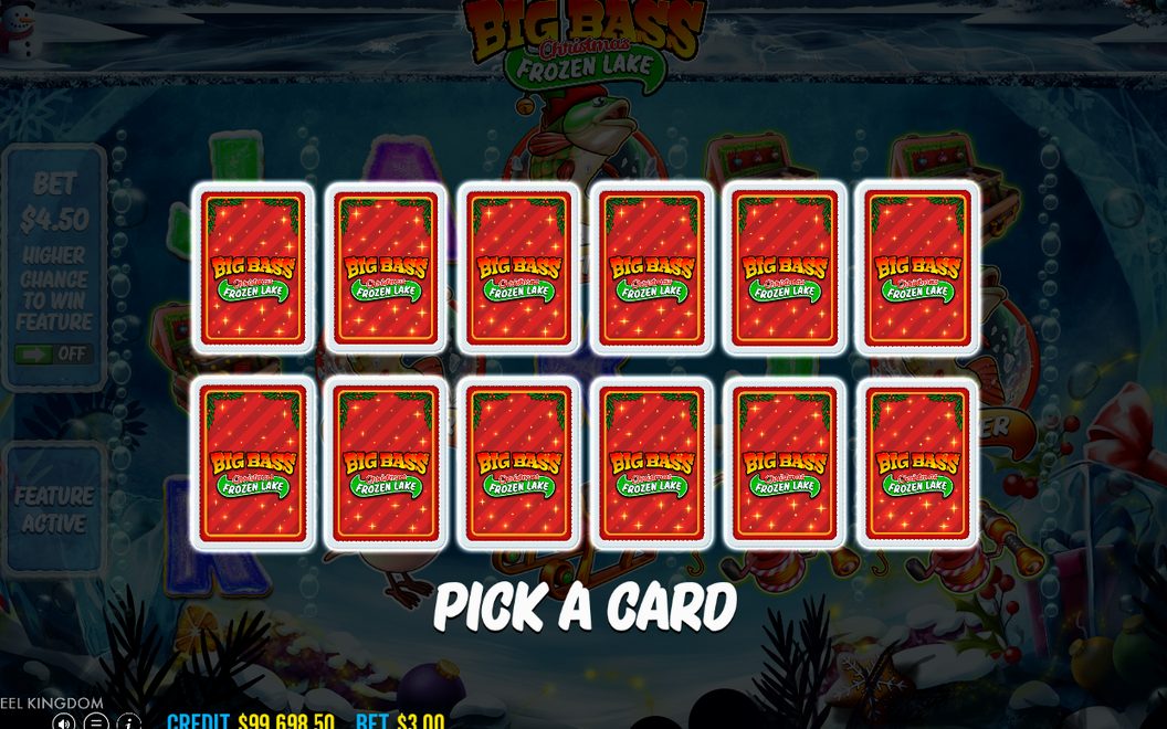 Free spins med FISHERMAN WILD på alla fem rullar