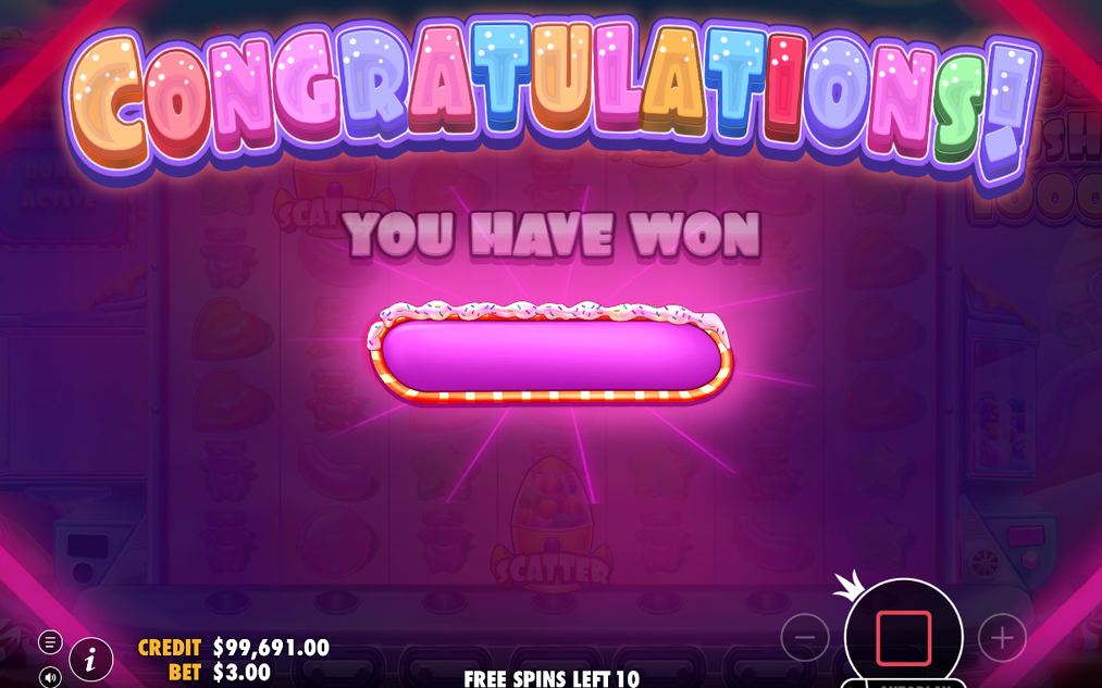 Free spins-rundan med rutnät och multiplikatorplatser